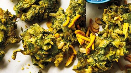 Crispy Spinach Chaat